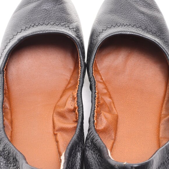 Lucky Brand Women's Leather Ballet Flats โข 7.5 โข Black - Picture 14 of 16